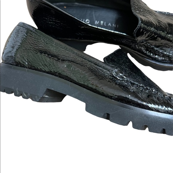 ANTONIO MELANI BLACK PATTON LEATHER LOAFERS - Picture 4 of 5